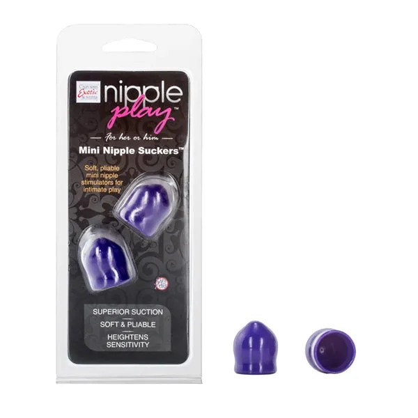 Nipple Play Mini Nipple Suckers Purple California Exotic Novelties Vibrators