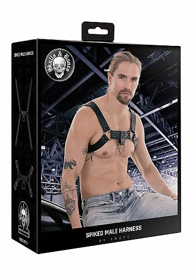 Ouch Skulls Bones Male Harness With Spikes Black SHOTS AMERICA Female Sex Toys Ouch Skulls Bones Male Harness With Spikes Black SHOTS AMERICA Female Sex Toys
