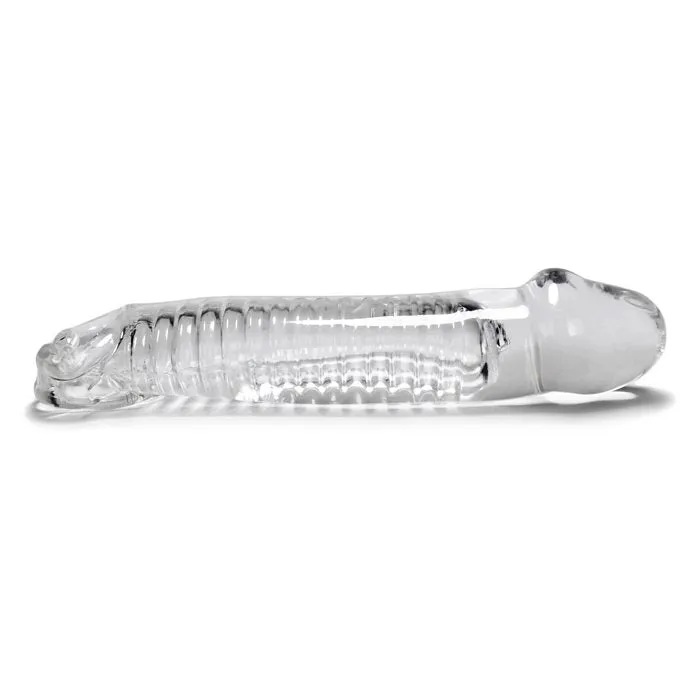 OXBALLS Dildos Muscle Smooth Cocksheath WLength Inset Oxballs Clear