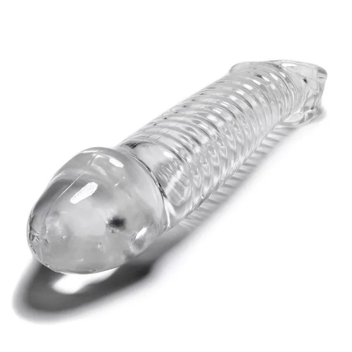 OXBALLS Dildos Muscle Smooth Cocksheath WLength Inset Oxballs Clear