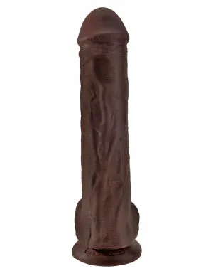 Pipedream Products Dildos King Cock 13 Cock WBalls Brown 