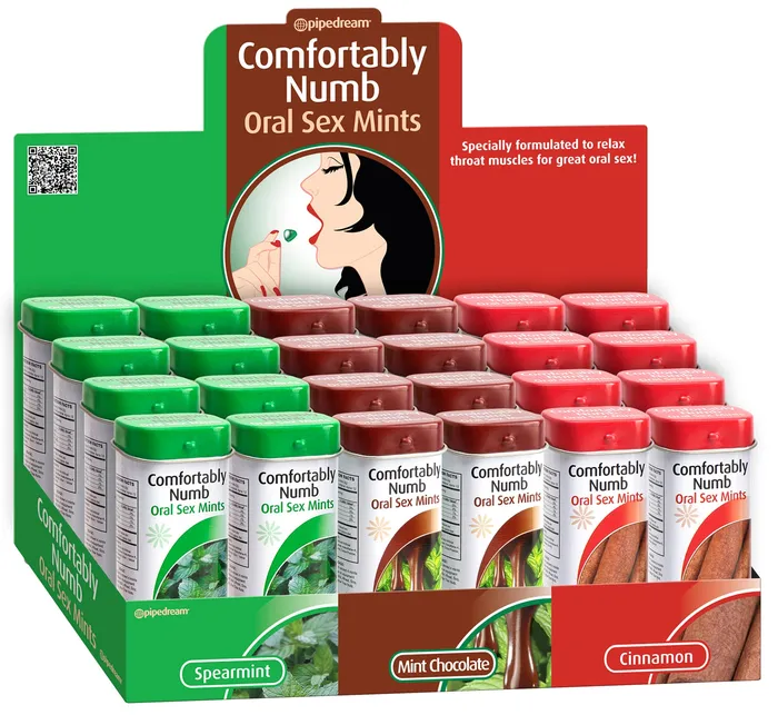 Pipedream Products Vibrators Comfortably Numb Mints 24 Pieces Display