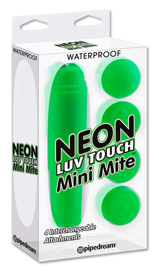 Pipedream Products Vibrators Neon Luv Touch Mini Mite Green