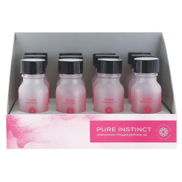 Pure Instinct Oil For Her 15ml Display 12 Pieces Classic Erotica Female Sex Toys