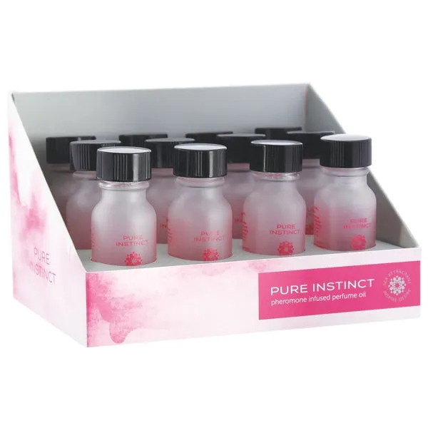 Pure Instinct Oil For Her 15ml Display 12 Pieces Classic Erotica Female Sex Toys