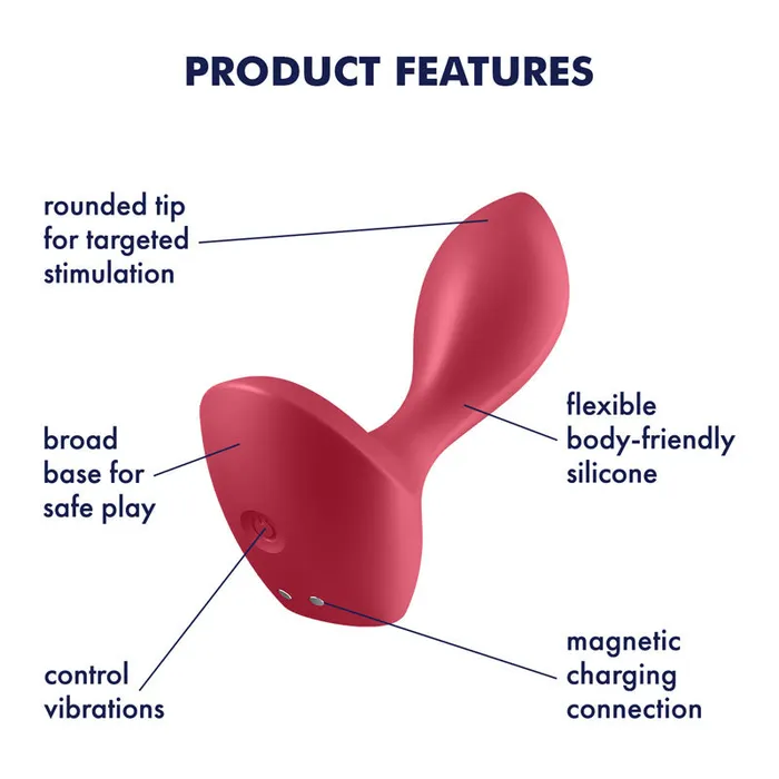 Satisfyer Backdoor Lover Red Satisfyer Vibrators