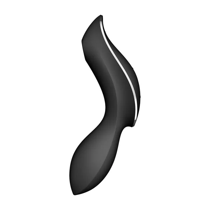 Satisfyer Satisfyer Curvy Trinity 2 Insertable Air Pulse Vibrator Black Vibrators