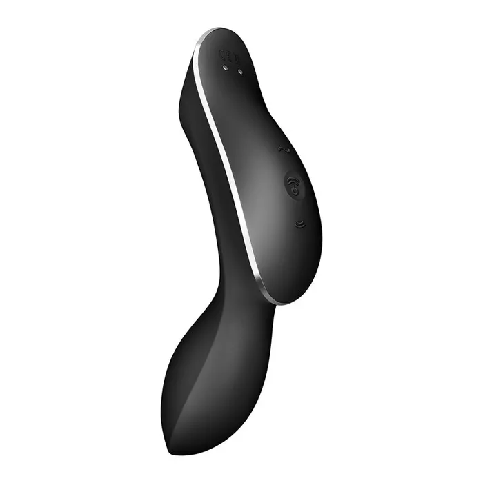Satisfyer Satisfyer Curvy Trinity 2 Insertable Air Pulse Vibrator Black Vibrators