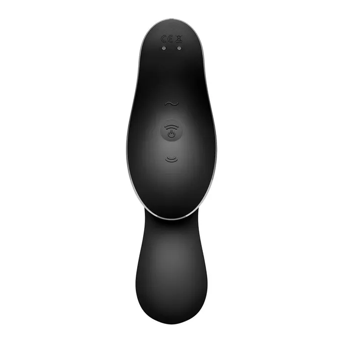 Satisfyer Satisfyer Curvy Trinity 2 Insertable Air Pulse Vibrator Black Vibrators