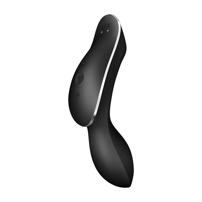 Satisfyer Satisfyer Curvy Trinity 2 Insertable Air Pulse Vibrator Black Vibrators