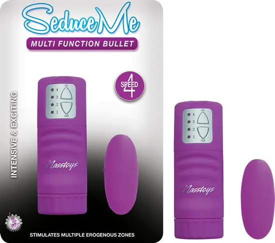 Seduce Me Multi Function Bullet Purple Nasstoys Vibrators