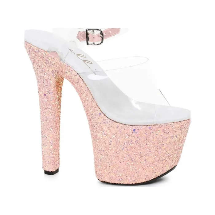 Stiletto Platform Sandal With Peach Glitter 7in Vibrant Vibes Australia Quality Sex Toys Great Prices Male Sex Toys Stiletto Platform Sandal With Peach Glitter 7in Vibrant Vibes Australia Quality Sex Toys Great Prices Male Sex Toys
