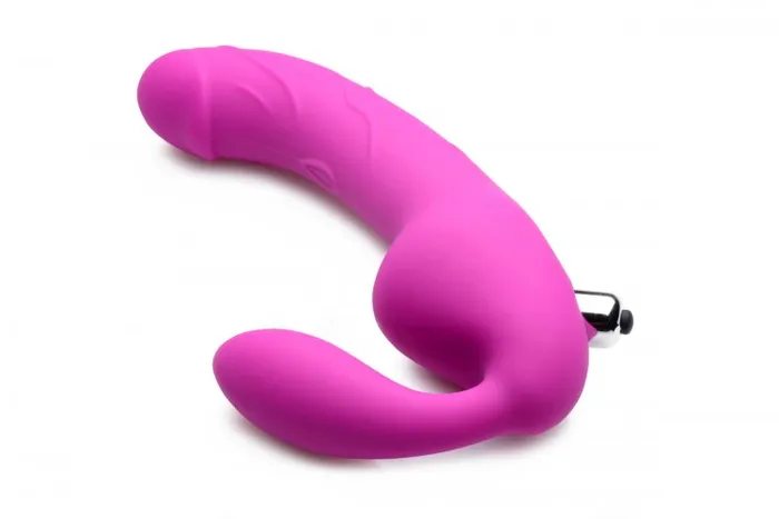 Strap U Royal Rider Vibrating Strapless Strap On Dildo XR Brands Female Sex Toys