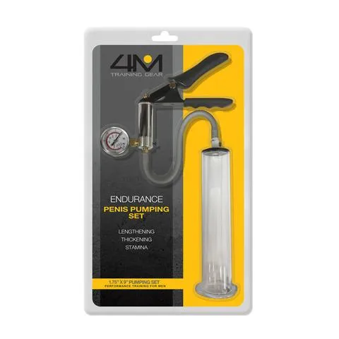 Topco Male Sex Toys 4m Endurance Penis Pump Set 175 X 9 
