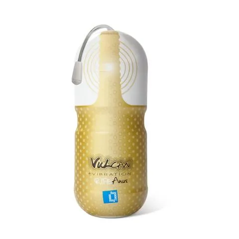 Topco Male Sex Toys Funzone Vulcan Love Skin Masturbator Ripe Anus Vibrating