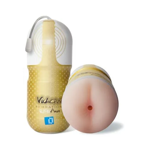 Topco Male Sex Toys Funzone Vulcan Love Skin Masturbator Ripe Anus Vibrating