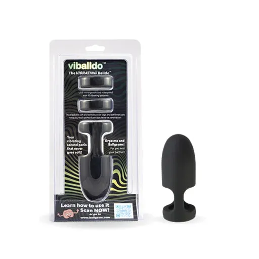 Vibrant Vibes Australia Quality Sex Toys Great Prices Anal VIBALLDO THE VIBRATING BALLDO BLACK