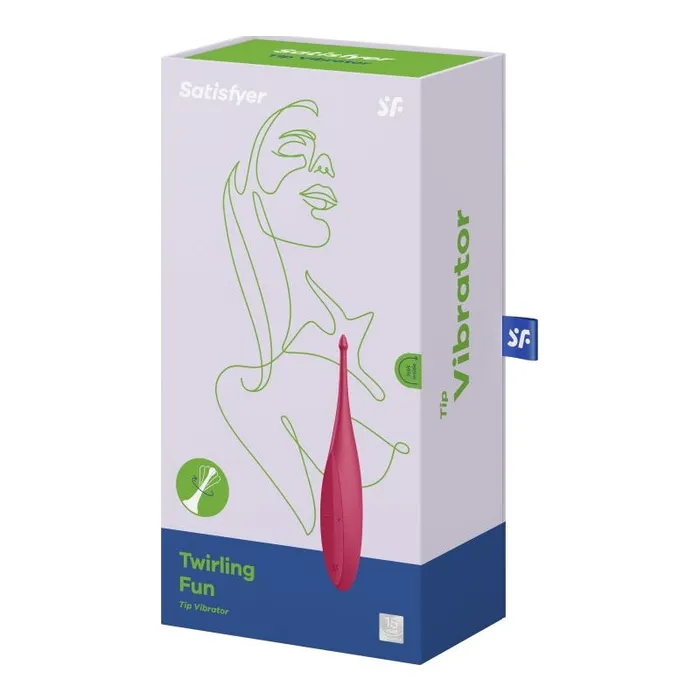 Vibrant Vibes Australia Quality Sex Toys Great Prices Satisfyer Twirling Fun Tip Stimulator Poppy Red Vibrators