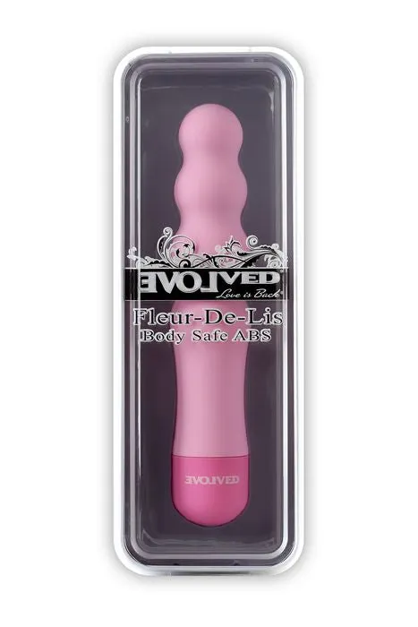 Vibrators Evolved Novelties Fleur De Lis Bliss 6in Vibrator Pink