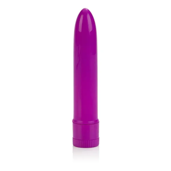 Vibrators Mini Neon MultiSpeed Vibrator Purple 45in California Exotic Novelties