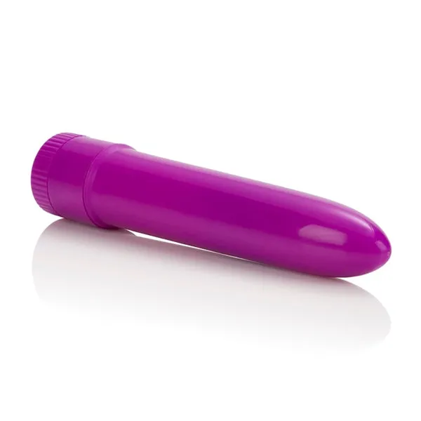 Vibrators Mini Neon MultiSpeed Vibrator Purple 45in California Exotic Novelties