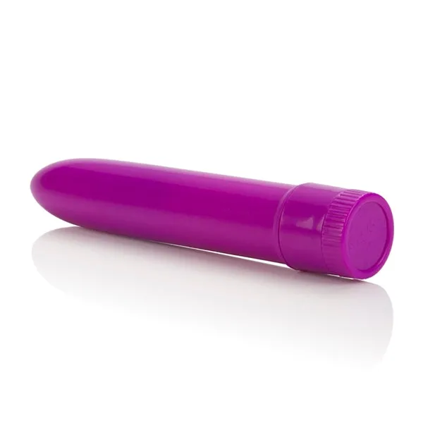Vibrators Mini Neon MultiSpeed Vibrator Purple 45in California Exotic Novelties