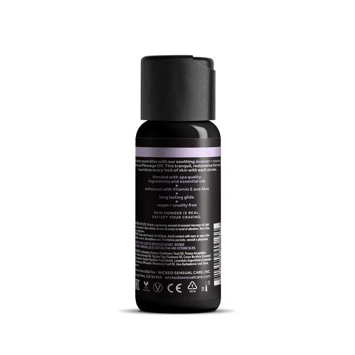 Wicked Sensual Massage Oil Lavender Rosemary Lavender and Rosemary Scented Massage Oil 120 ml Tube Wicked Couples Wicked Sensual Massage Oil Lavender Rosemary Lavender and Rosemary Scented Massage Oil 120 ml Tube Wicked Couples