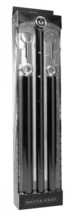 XR Brands Anal Master Series Spread Me Black Steel Spreader Bar XR Brands Anal Master Series Spread Me Black Steel Spreader Bar